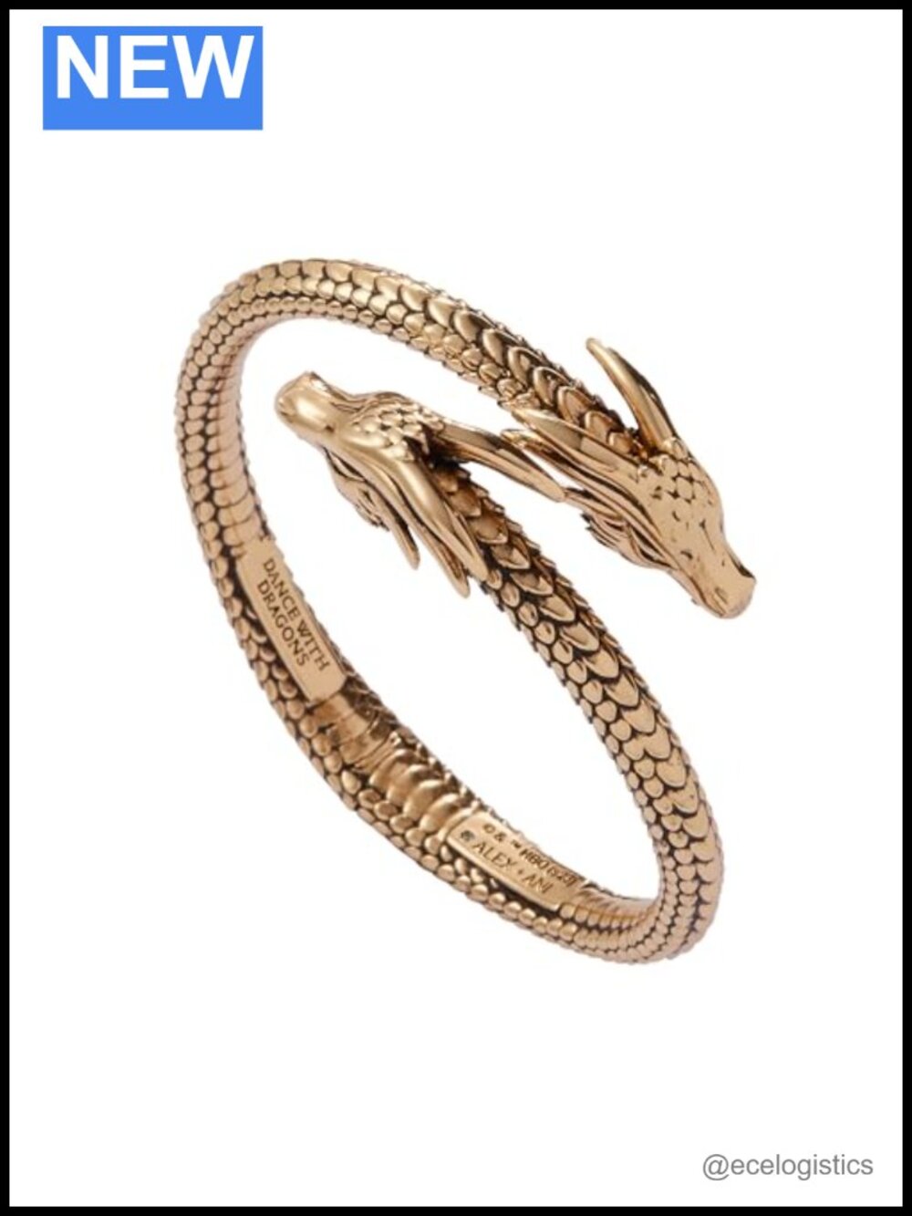 Alex and Ani HOTD Expandable Bracelet Brass Bypass Cuff